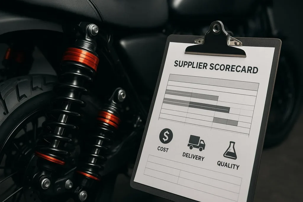 Motorcycle Shock Absorber OEM Supplier Criteria Guide